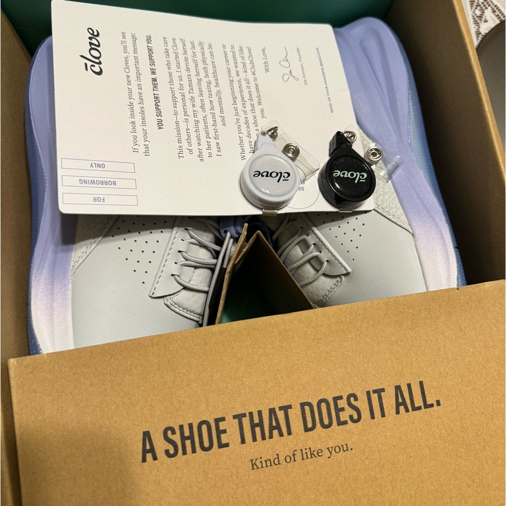 Clove Grey Matter sneaker new in box